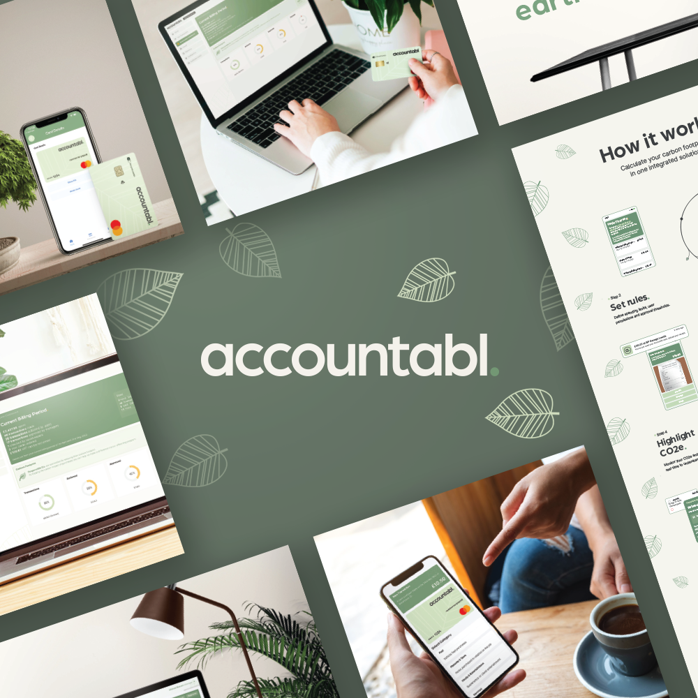 Accountabl brand identity collage